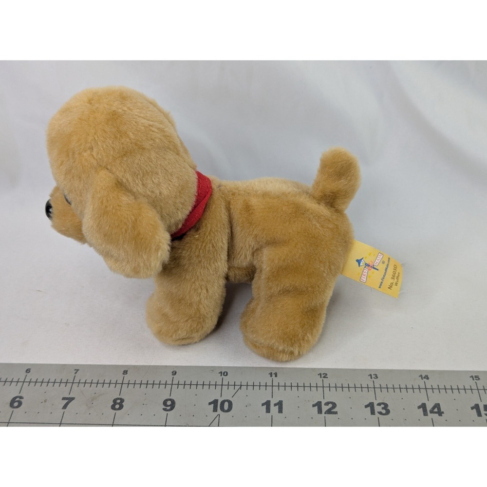First Main Wuffles Dog Plush Puppy Brown 6 Inch 3603D Stuffed Animal Toy - Picture 4 of 9